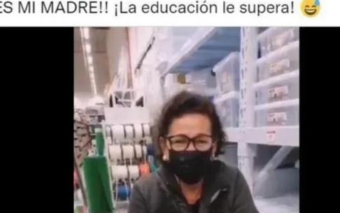 El vídeo lo publicó su hija. El vídeo lo publicó su hija.