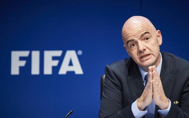 El presidente de la FIFA, Gianni Infantino.