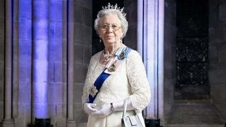 Mary Reynolds, la doble de la reina Isabel II.