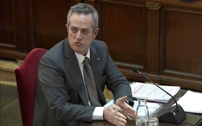 Joaquim Forn, durante el juicio por el 'procés'. Joaquim Forn, durante el juicio por el 'procés'.