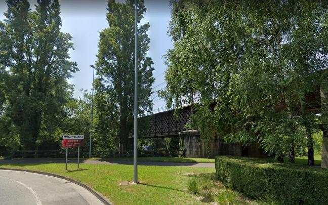 Puente sobre el río Oria en Villabona