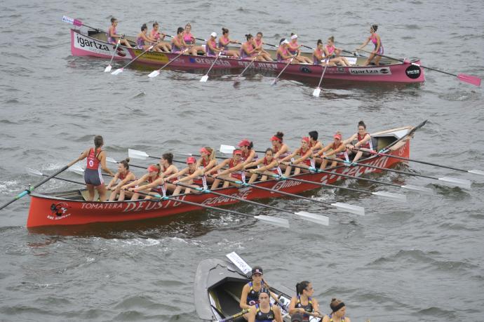 Imagen de la regata de la Liga ETE de la temporada pasada.