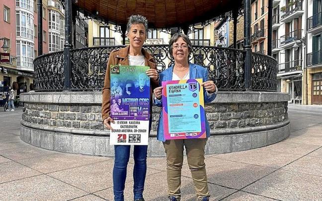 Zarauzko Kuadrillen Eguneko programaren aurkezpena. | ARGAZKIA: ZARAUZKO UDALA