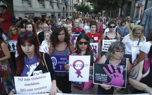 Manifestación contra las agresiones sexuales. Manifestación contra las agresiones sexuales.