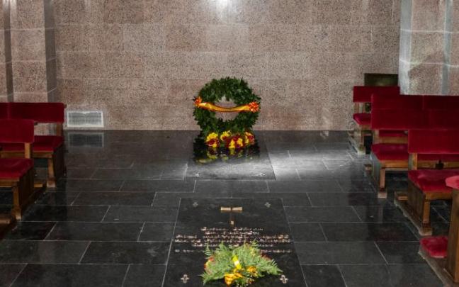 Tumba de Franco en Mingorrubio.