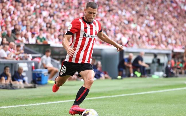 Óscar de Marcos, durante uno de los encuentros disputados esta temporada.