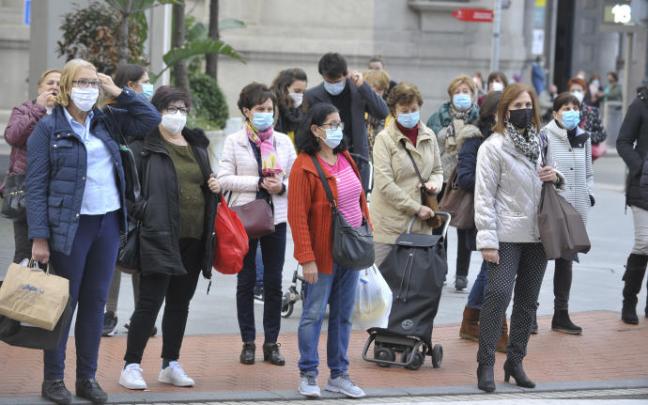 Euskadi suma otros 785 positivos en 24 horas y la tasa de incidencia escala a 321 casos