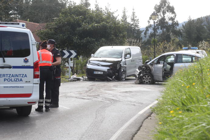 Los accidentes de tráfico en Euskadi provocaron hasta julio 1.681 víctimas.