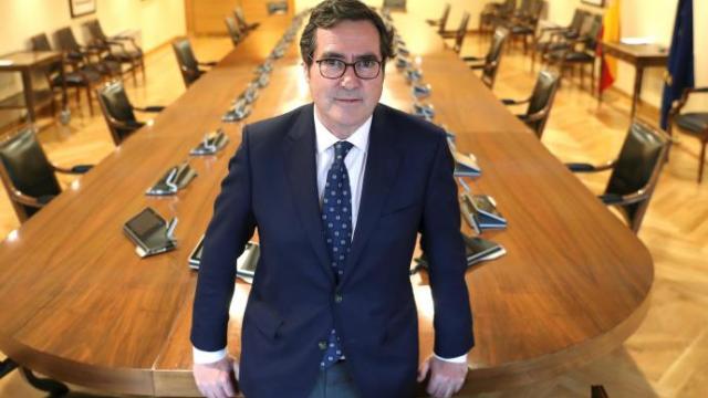 El presidente de la CEOE, Antonio Garamendi.