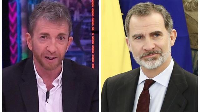 Pablo Motos y Felipe VI. Pablo Motos y Felipe VI.