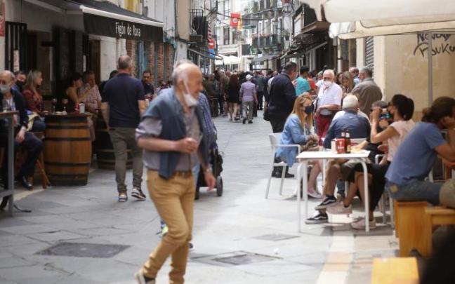 Zona de bares en Castro Urdiales.