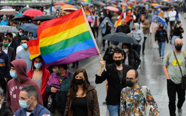 Imagen de archivo de una manifestación del colectivo LGTBI+.