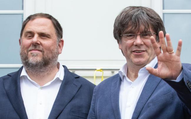 Puigdemont y Junqueras tendrán que responder con sus bienes personales. Puigdemont y Junqueras tendrán que responder con sus bienes personales.