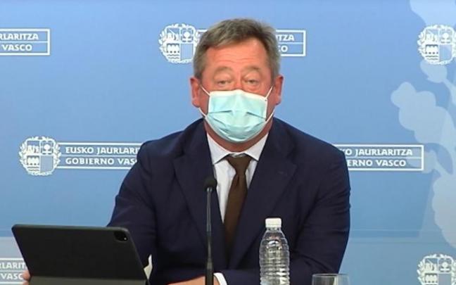 El portavoz del Gobierno vasco, Bingen Zupiria. El portavoz del Gobierno vasco, Bingen Zupiria.