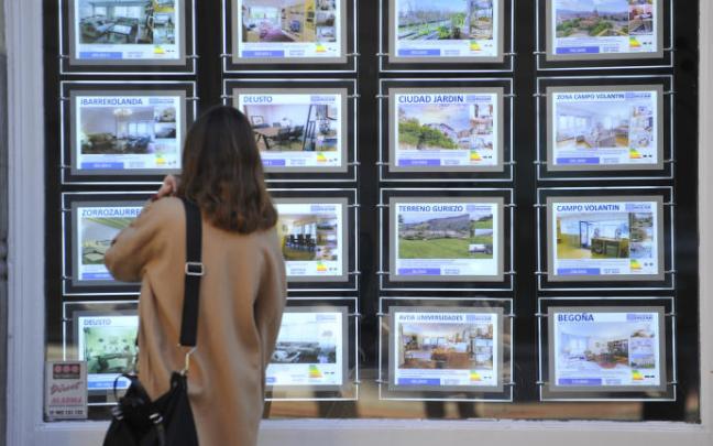 La compraventa de viviendas en Euskadi creció en septiembre un 55,9%