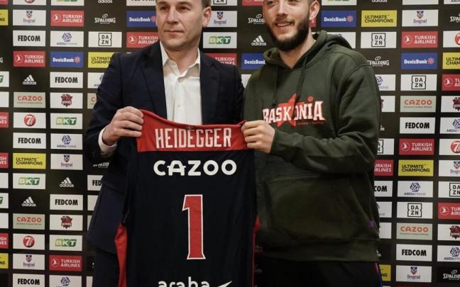 Presentación de Max Heidegger como jugador del Baskonia