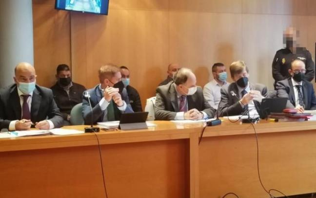 Imagen del juicio que se sigue por el asesinato de Javier Ardines. Imagen del juicio que se sigue por el asesinato de Javier Ardines.