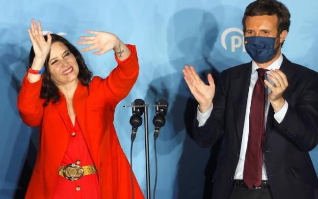 Ayuso y Casado, en una imagen de archivo.