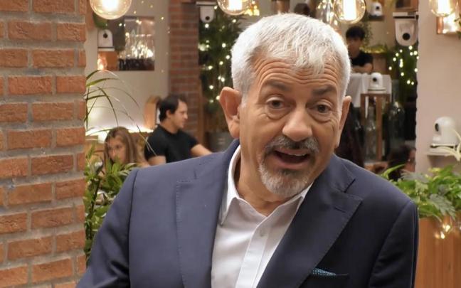 Carlos Sobera envía un mensaje al alcalde de Madrid en 'First Dates'. Carlos Sobera envía un mensaje al alcalde de Madrid en 'First Dates'.