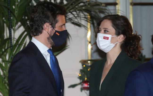 Casado y Ayuso, en una imagen de archivo.