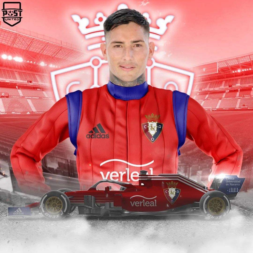 El coche de Osasuna, pilotado por el Chimy Ávila.