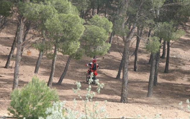 Imagen del motorista sancionado.