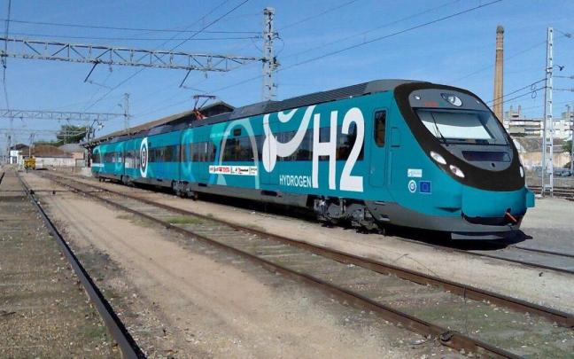 Tren de hidrógeno que impulsa CAF. Tren de hidrógeno que impulsa CAF.