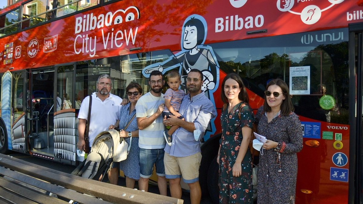 El autobús turístico de Bilbao gana usuarios estos días