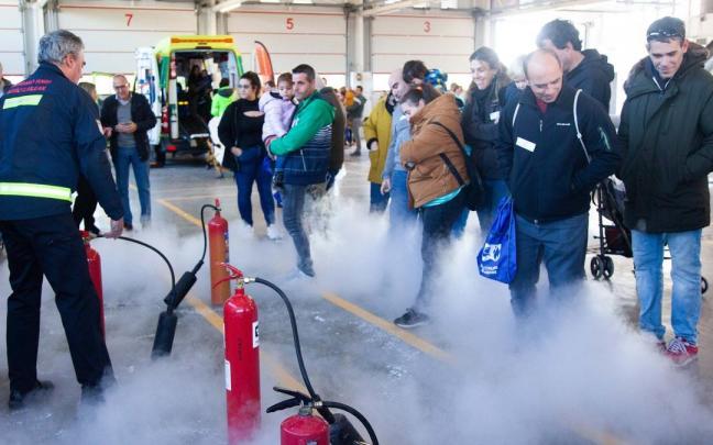 Los Bomberos de Álava enseñan su casa.