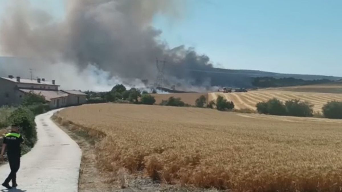 Incendio en Mendoza