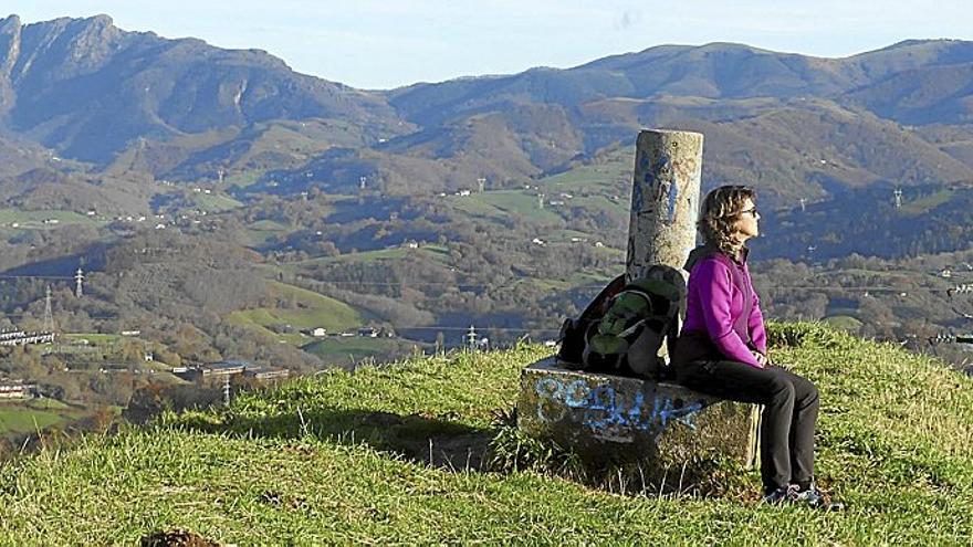 Las vistas desde la cima de Txoritokieta.