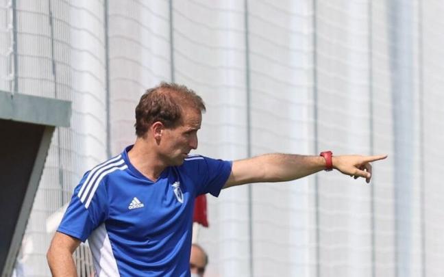 Jagoba Arrasate, en la primera prueba de pretemporada frente al Promesas