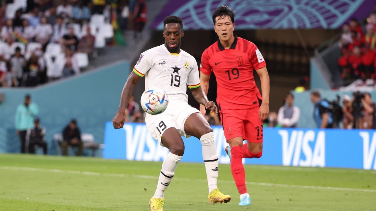 Iñaki Williams en el partido ante Corea del Sur