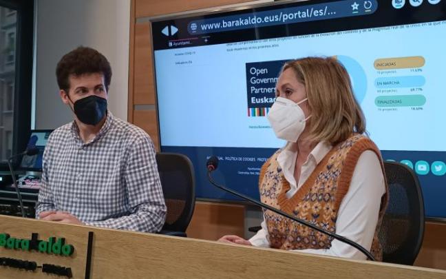 Gorka Zubiaurre y Amaia del Campo.