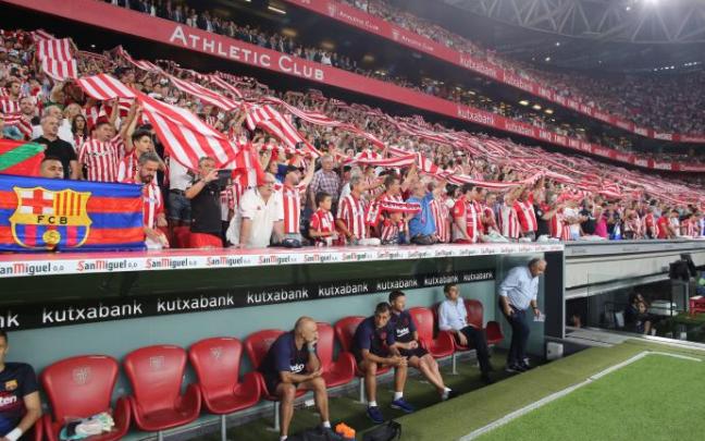 10.243 seguidores retornan a San Mamés el sábado en el duelo del Athletic ante el Barcelona. 10.243 seguidores retornan a San Mamés el sábado en el duelo del Athletic ante el Barcelona.