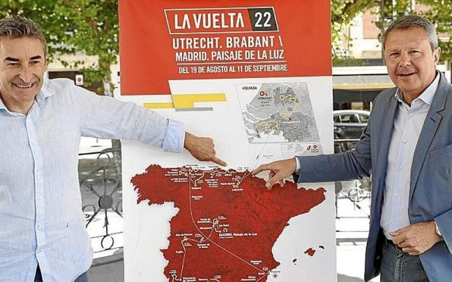 Escartín y Santano, en la presentación de ayer en Irun. | FOTO: EFE Escartín y Santano, en la presentación de ayer en Irun. | FOTO: EFE