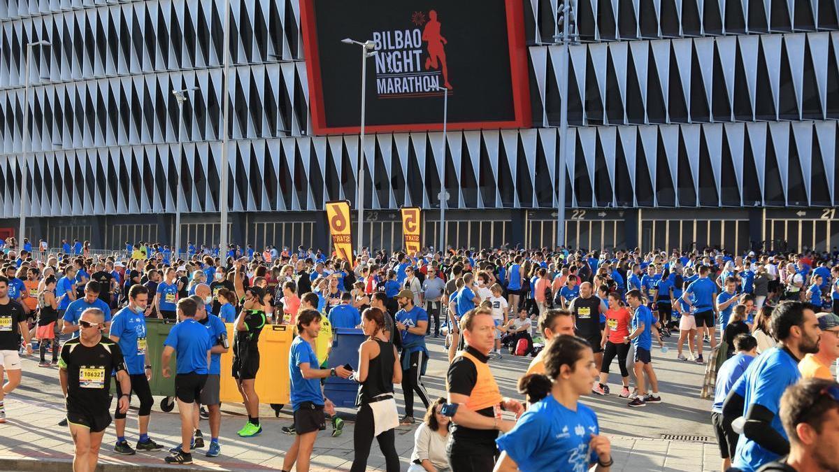 Más de 11.000 corredores de 58 nacionalidades participarán este sábado en el Bilbao Night Marathon