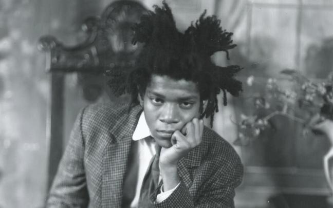 El pintor Jean-Michel Basquiat. El pintor Jean-Michel Basquiat.