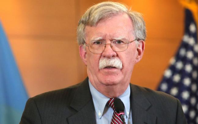 John Bolton, exasesor de Seguridad Nacional de EEUU.