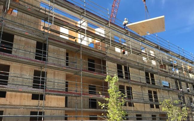 Construcción VPO madera Hondarribia Construcción VPO madera Hondarribia