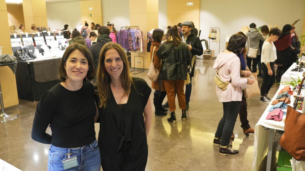 Adriana y Estíbaliz, organizadoras del Chic Market