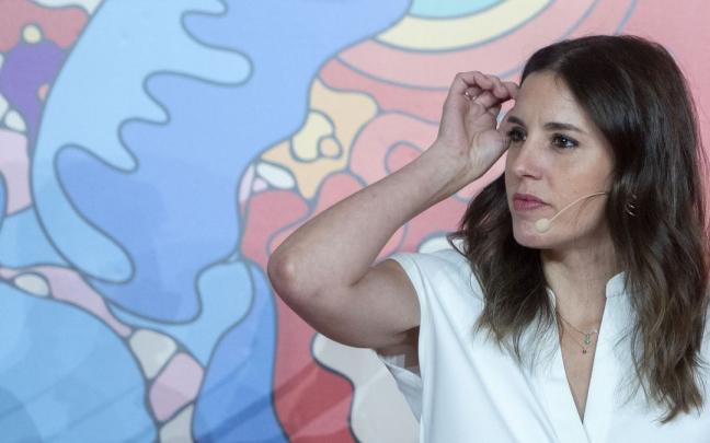 La ministra de Igualdad Irene Montero. La ministra de Igualdad Irene Montero.