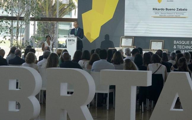 Intervenci&oacute;n del director de BRTA en la entrega de premios en Donostia.