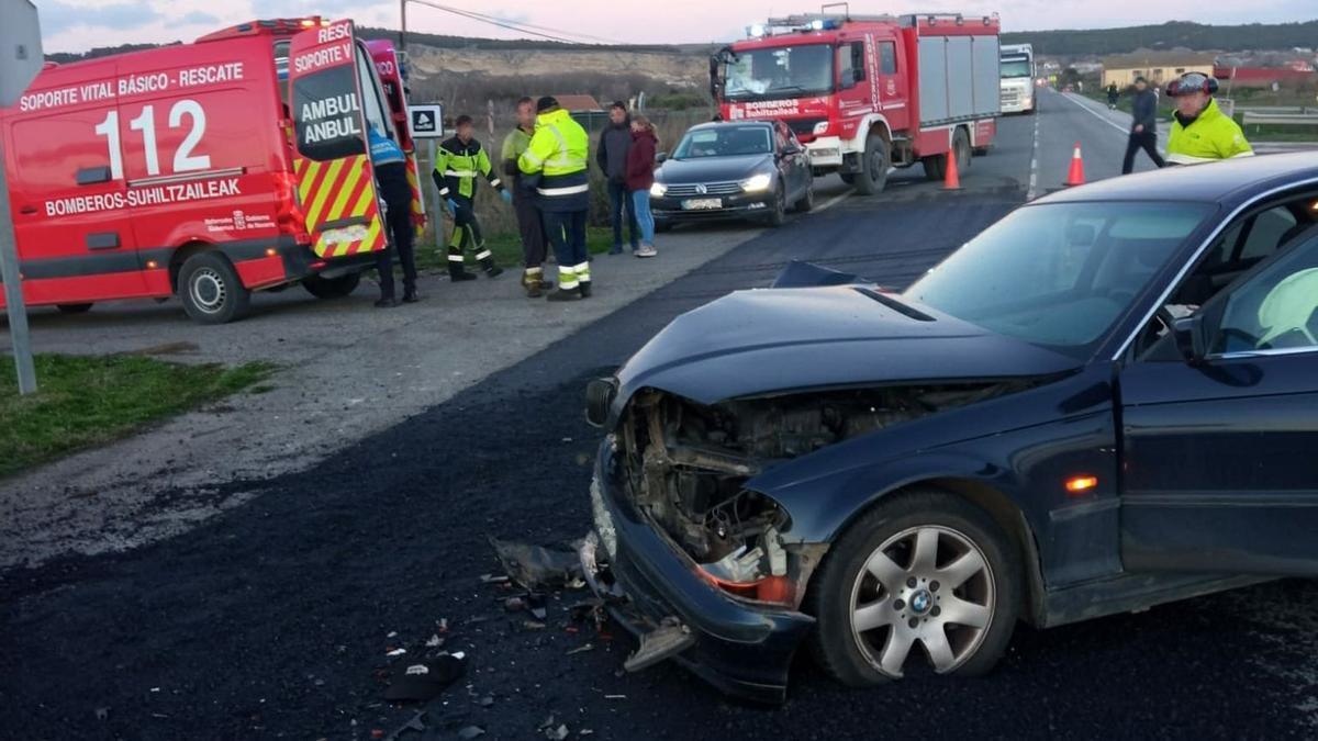 Turismo implicado en el accidente laboral.