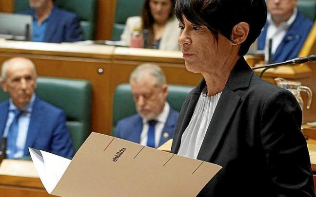 La portavoz parlamentaria de EH Bildu, Maddalen Iriarte.
