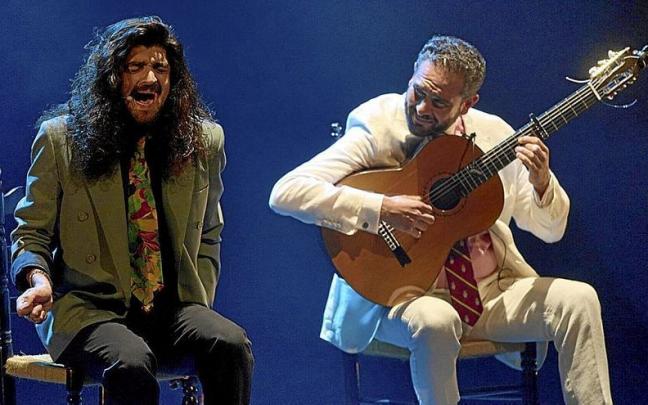 Concierto del cantaor Israel Fernández y el guitarrista Diego del Moral en Baluarte. | FOTO: IÑAKI PORTO