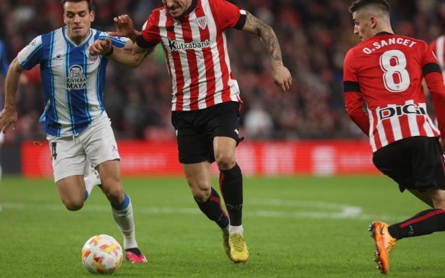 Yuri Berchiche, en el último partido de Copa ante el Espanyol.