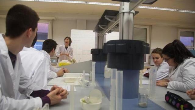 Estudiantes de medicina de la UPV/EHU.