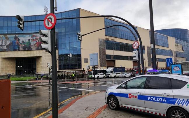 Avería en los semáforos de la entrada a Bilbao por San Mamés