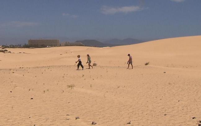 Dunas de Corralejo, en Fuerteventura.